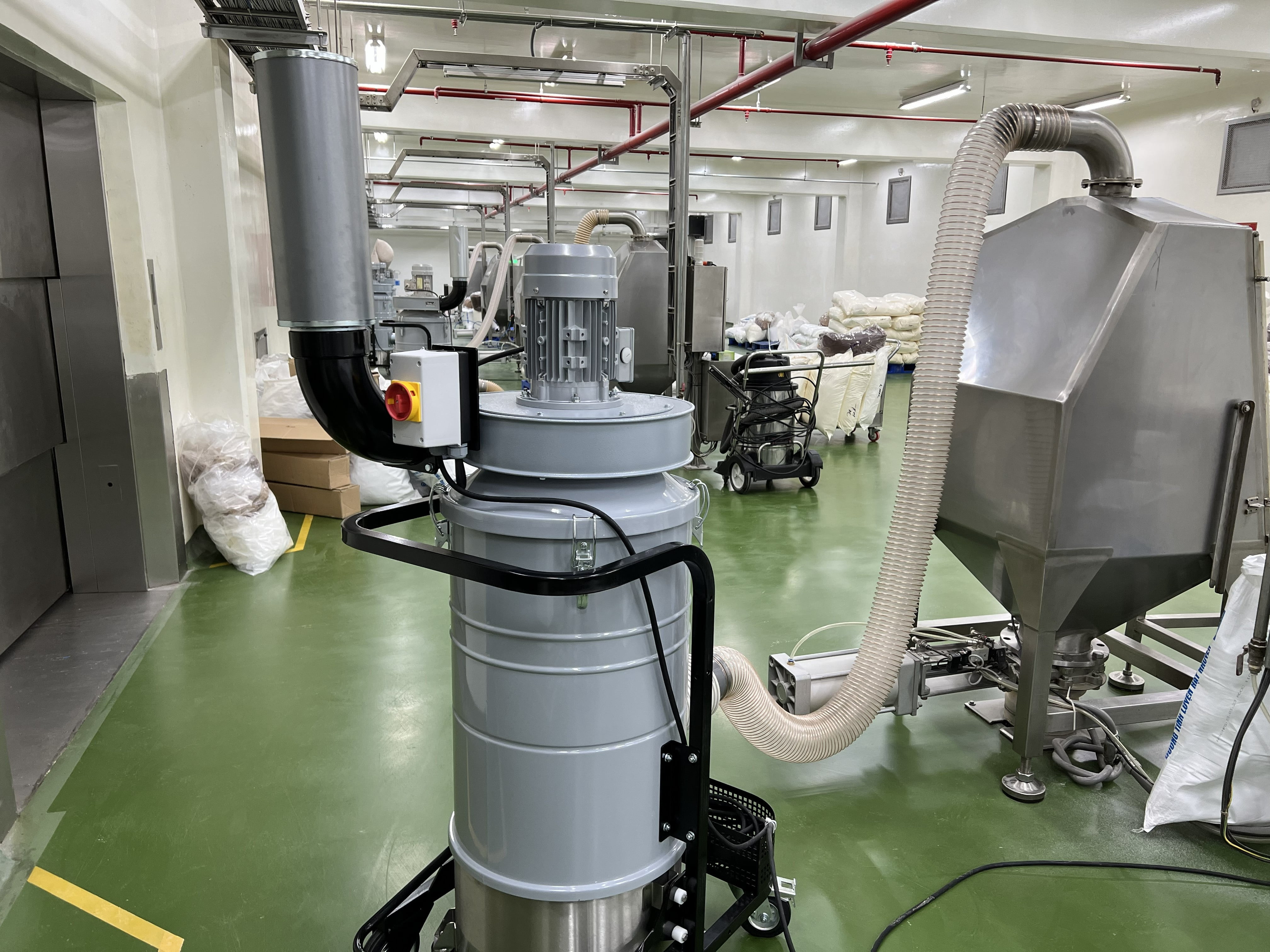 Máy hút bụi công nghiệp trong ngành thực phẩm