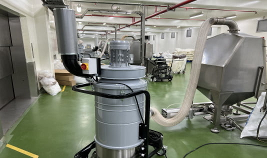 Máy hút bụi công nghiệp trong ngành thực phẩm